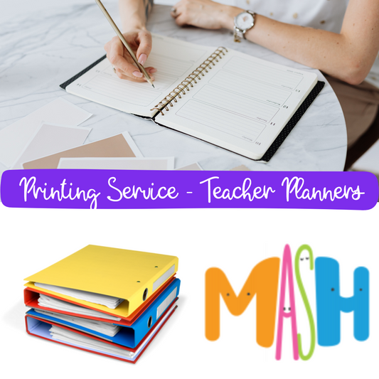 Printing Services - Teacher Planners