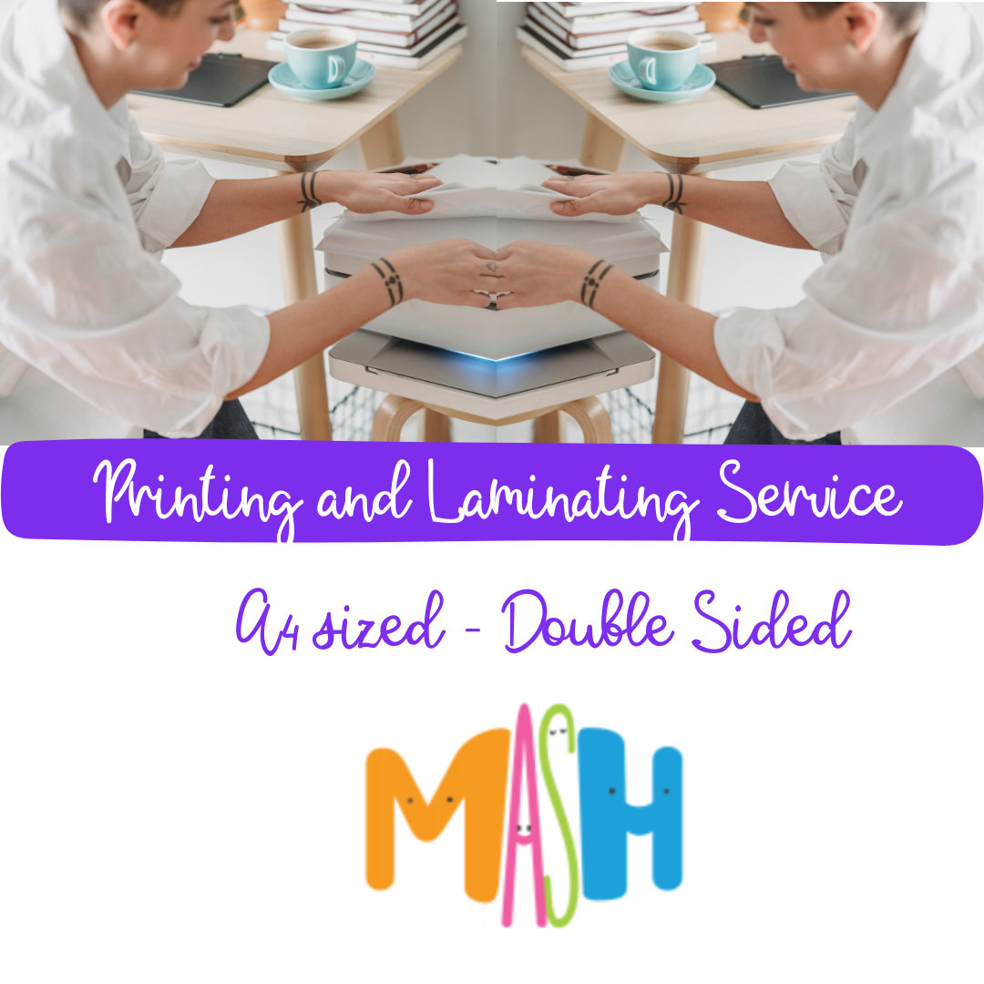 Printing and Laminating Service - A4 Sized - Double Sided