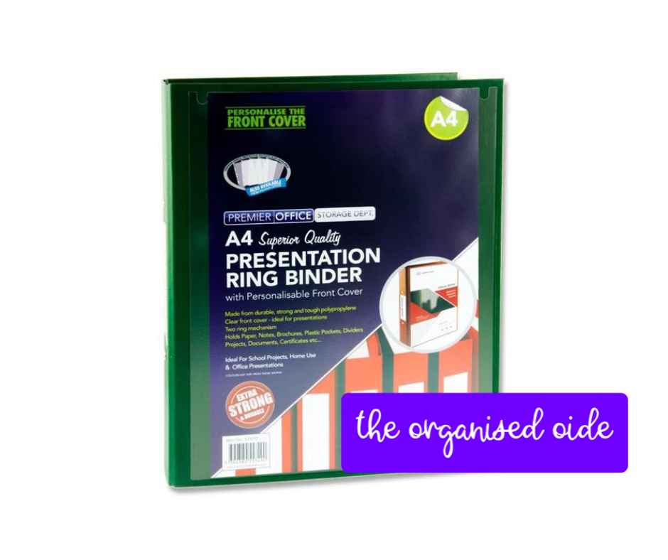 Stationery - Presentation Ring Binders