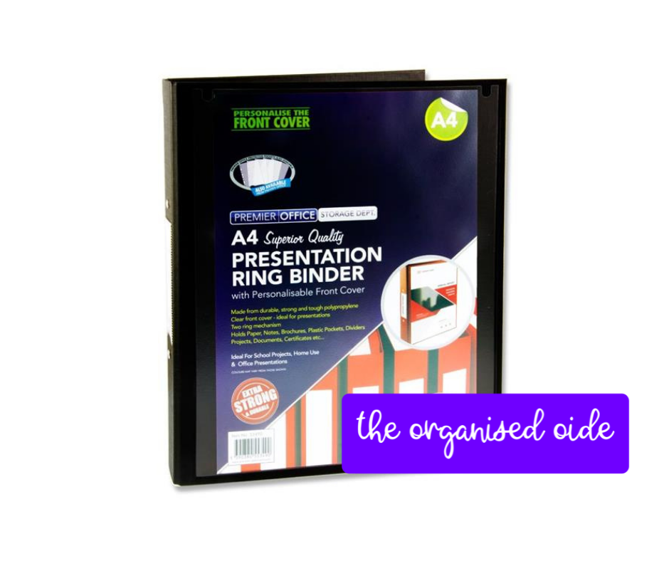 Stationery - Presentation Ring Binders