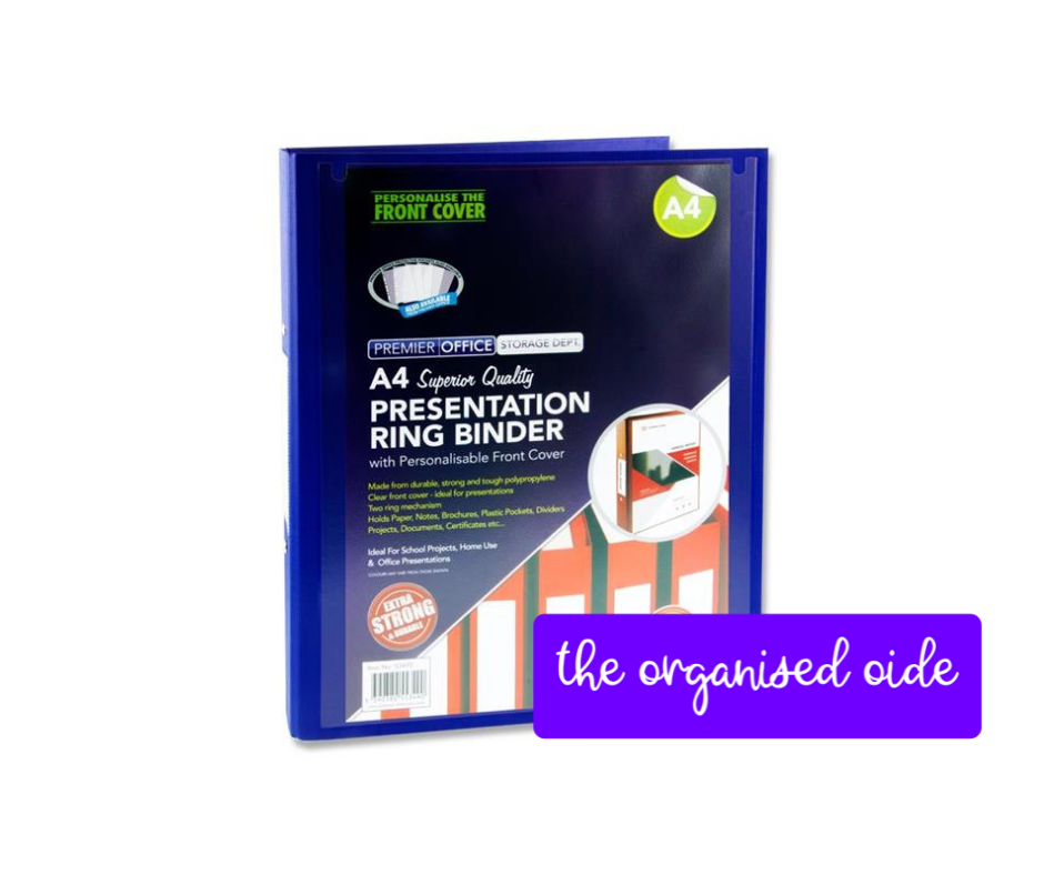 Stationery - Presentation Ring Binders