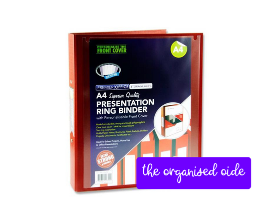 Stationery - Presentation Ring Binders